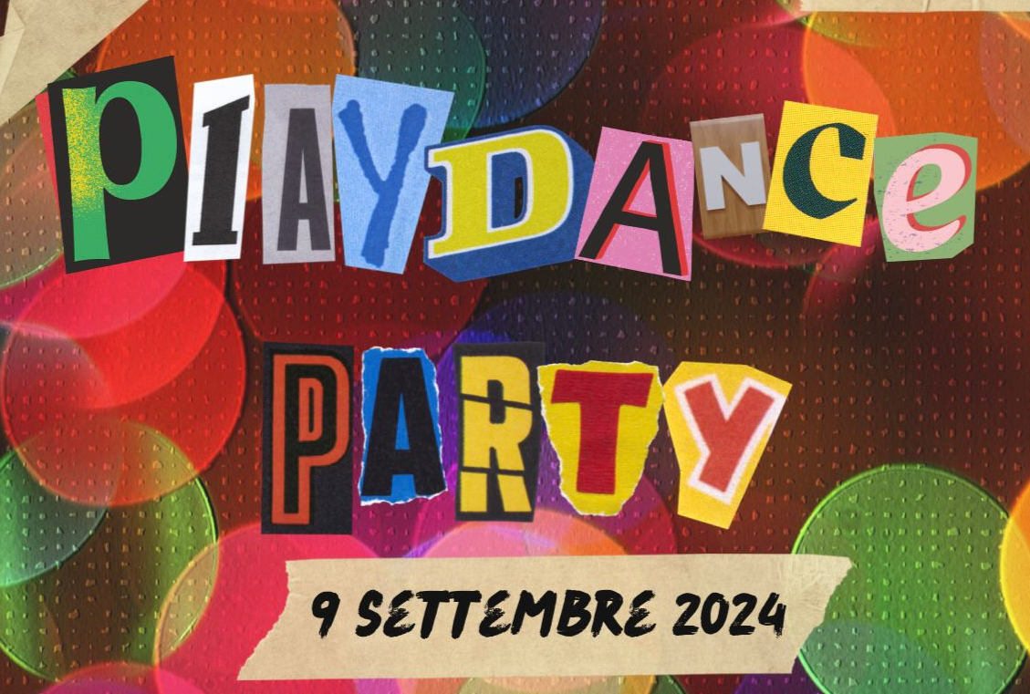 Locandina play dance party 9 settembre 2024